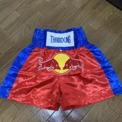 THAIBOXING ムエタイパンツ レッド×ブルー Mサイズ