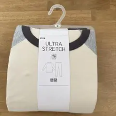 UNIQLO ウルトラストレッチスウェットセット Mサイズ クリーム・グレー