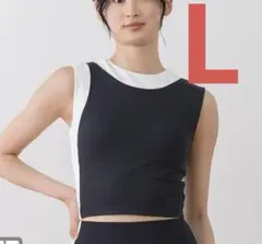 値下げ 新品未開封 Lサイズ 完売品 SUKALA リブロゴタンクトップ SUKALA】ダブルストラップリブロゴタンクトップ(XS・S・M・LL