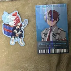 僕のヒーローアカデミア　オープンスクール　轟焦凍　ステッカー　カード