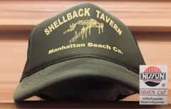 キャップ 帽子 90s NISSUN ニッスン 新品 トラッカー 緑 メッシュ