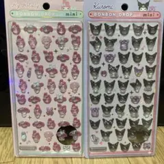 ボンボンドロップシールミニ　マイメロ　クロミ　正規品