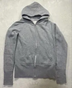 DRESSTERRIOR グレー ジップパーカー　Sサイズ