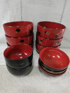 山中塗 吸物椀 5客 稲穂蒔絵 箱付 - メルカリ