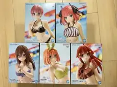 【五等分の花嫁】中野一花 二乃 三玖 四葉 五月 プライズフィギュア5個セット