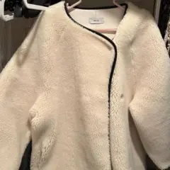 美品 AKTE ボアコート アイボリー