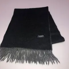 CASHMERE MASTER MADE カシミヤマフラー ダークグレー　黒