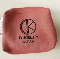 D.Kellyピンクとブラックショルダーバッグ
