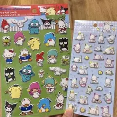 新品 サンリオキャラクターズ ポチャッコ ぷくっとシール ２枚セット