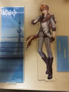 原神スカイツリー タルタリヤ 等身書き下ろし缶バッジ24個＆缶バッジシート 原神スカイツリー タルタリヤ 等身書き下ろし缶バッジ24個＆缶