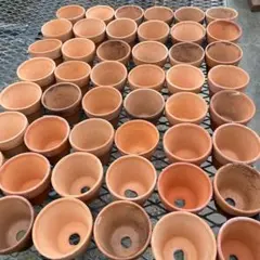 [maru様専用]素焼き鉢2.5号（三河焼き　再生鉢）35個入り①