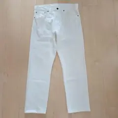 BEAMS PLUS　5ポケット テーパード デニム　ホワイト