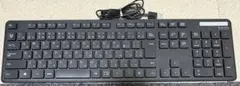 【美品】エレコム 有線キーボード TK-FCM108BK ブラック フルサイズのサムネイル