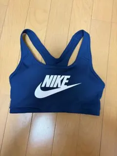 NIKE DRI-FIT ネイビー スポーツブラ