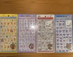 【正規品】 ボンボンドロップシール mini ディズニー　4点セット