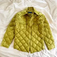 【冬服値下げ】　アウター　ダウンジャケット　イエローグリーン