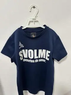 SVOLME ネイビー Tシャツ 120サイズ　サッカー　バレー　バスケのサムネイル