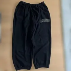 PAIRMANON STREET　ANCHOR ロゴ刺繍 黒パンツ 140サイズ