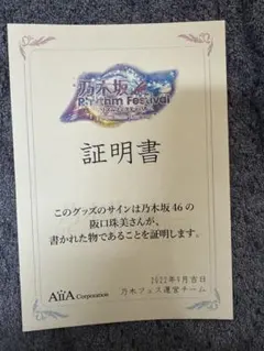 阪口珠美 サイン入りポスター フレーム付き 乃木坂46 - メルカリ