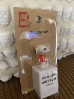 ★お値下げ中★未使用　スヌーピー ミュージアム　イニシャルスタンプ　Eのサムネイル