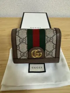 GUCCI オフィディア GGスプリーム 二つ折り財布のサムネイル