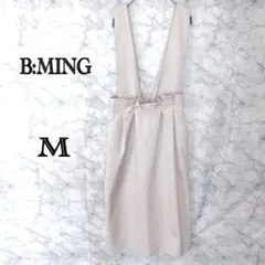 B:MING by BEAMS ジャンパースカート M ベージュ サロペットのサムネイル