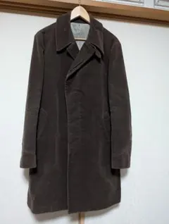 アダムエロペ　ブラウン ステンカラーコート