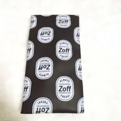 Zoff メガネケース 合成皮革 ブラック