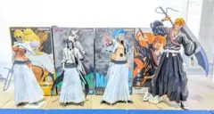 BLEACH 黒崎一護 ハリベル ウルキオラ グリムジョー フィギュア　4体 BLEACH フィギュア 「一護、グリムジョー、ハリベル、ウルキオラ」4体