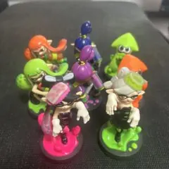amiibo スプラトゥーン　8点　アオリ　ホタル　ガール　ボーイ　イカ