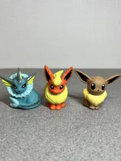 ポケモンキッズ　指人形　ブイズ　初期　3点セット　イーブイ　ブースター　ポケモン