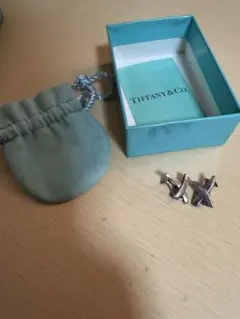 箱・証明書・保存袋付き】Tiffany & Co. カフス ウォーブンメッシュ