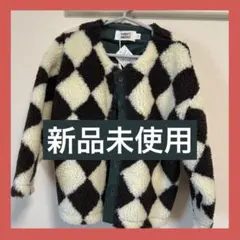 MARKY'S HOGAN ボアカーディガン（ダイヤモンドパターン）