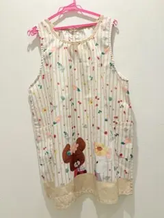 くまのがっこう エプロン 保育士 すてきな先生