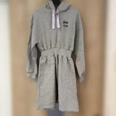 Barbie Jenni Love フード付きワンピース グレー　150