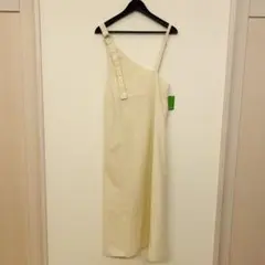 新品タグ付き　チャオパニック　ワンピース　アイボリー　調節可能　裏地付き