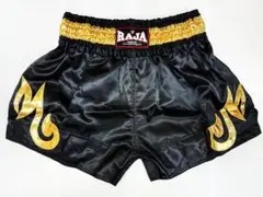 新品　XLサイズ　RAJA キックパンツ　黒2 ラジャ　サテン　全国送料込 新品 XLサイズ RAJA キックパンツ 黒2 ラジャ サテン 全国送料込
