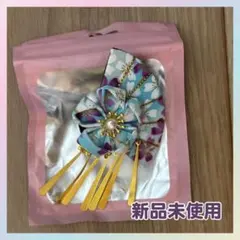 十里の桜 和風 和装 髪飾り 花 着物 つまみ細工 ヘアクリップ フラワー