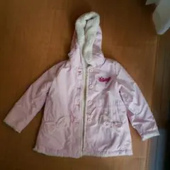 メゾピアノ　コート　白ピンク　130