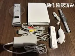 美品 Nintendo Wii 白　ニンテンドー ウィー 本体　動作確認済み