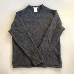 vネックニット グレー