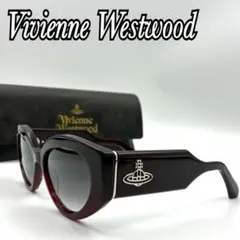 Vivienne Westwood サングラス オーブ ワイドテンプル ボルドー