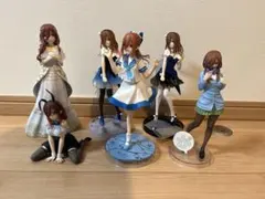 五等分の花嫁 中野三玖 フィギュア 6体セット まとめ売り (箱なし 開封済み)