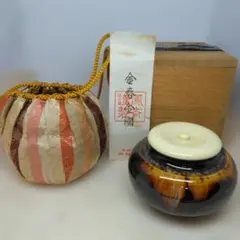 桶谷定一作 内海茶入 共箱 仕覆 長緒 金春金襴 茶道具 2026年最新】茶入 内海の人気アイテム - メルカリ