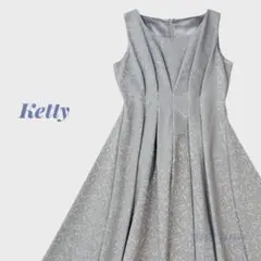 Ketty ダマスク柄　フォーマルワンピース