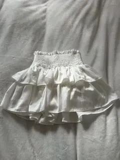 フリル付き ミニスカート