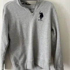 美品！　u.s poloハーフジップ