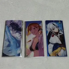 FGO最終再臨展 編成画面風カード 近藤勇 水着ジュネス・クレーン 長尾景虎