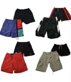 USA古着卸 ベール古着ハーフパンツまとめ売りショーツ格安メンズ 48着セットのサムネイル