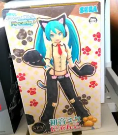 セガ　初音ミクProject DIVA　SPM フィギュア　 初音ミク　にゃんこ